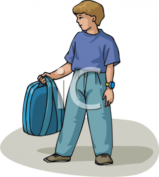 School Backpack Clipart