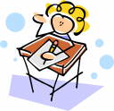 School Desk Clipart