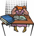 School Desk Clipart