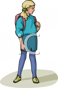School Backpack Clipart