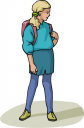 School Backpack Clipart