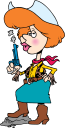 Cowgirl Clipart