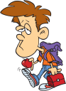 School Backpack Clipart
