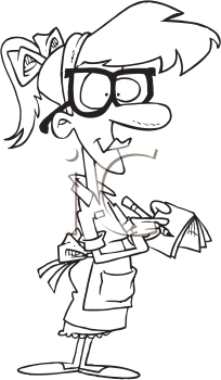 Waitress Clipart