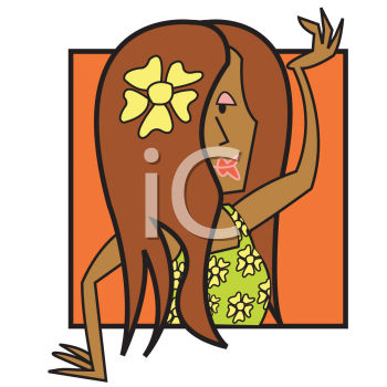 hawaiian flowers clip art. Performer Clipart