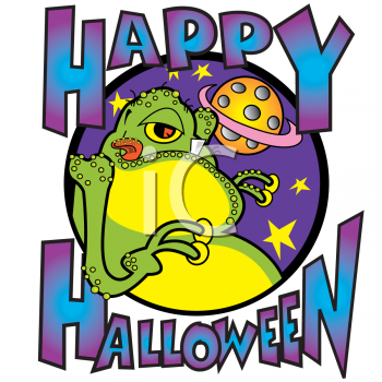 Haunted Halloween Clipart
