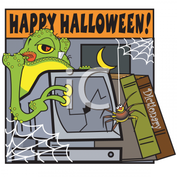 Haunted Halloween Clipart