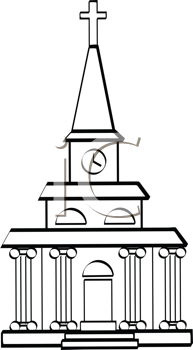 Christian Architecture Clipart