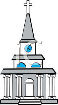 Christian Architecture Clipart