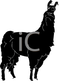 Royalty Free Llama Clipart