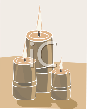 Christmas Candles Clipart