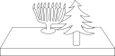 Christmas Candles Clipart