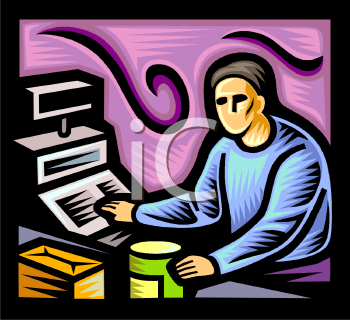 Clerk Clipart
