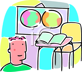 School Desk Clipart