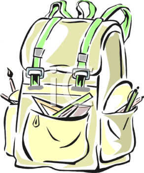 School Backpack Clipart