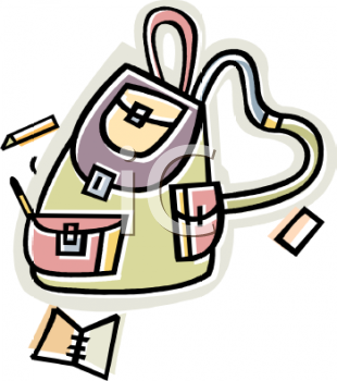 School Backpack Clipart