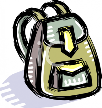 School Backpack Clipart