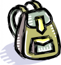 School Backpack Clipart