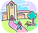 School Architecture Clipart