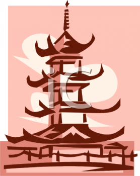 Asian Architecture Clipart