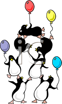 Christmas Penguin Clipart