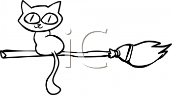 Witches Broomstick Clipart