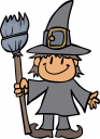 Witches Broomstick Clipart