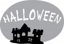 Haunted Halloween Clipart