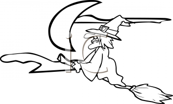 Witches Broomstick Clipart