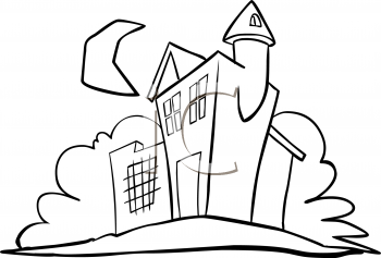 Haunted Halloween Clipart