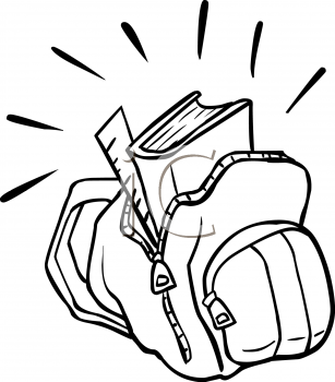 School Backpack Clipart