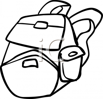 School Backpack Clipart