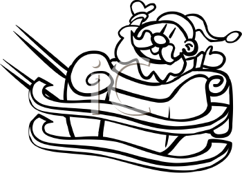 Santas Sleigh Clipart