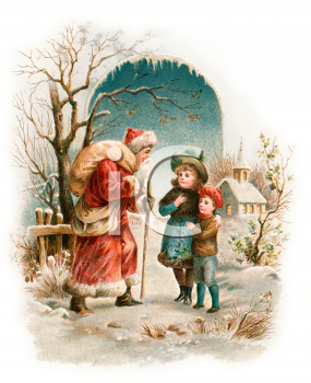 Victorian Christmas Clipart