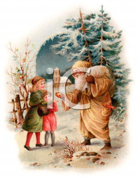 Victorian Christmas Clipart