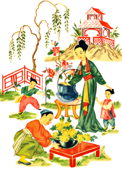 Oriental Culture Clipart