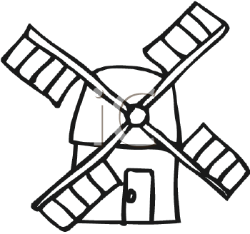 Windmill Clipart