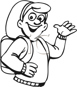 School Backpack Clipart
