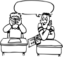 School Desk Clipart