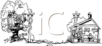 Clubhouse Clipart