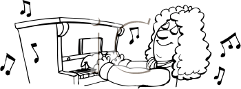 Pianist Clipart