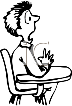 School Desk Clipart