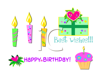 Christmas Candles Clipart