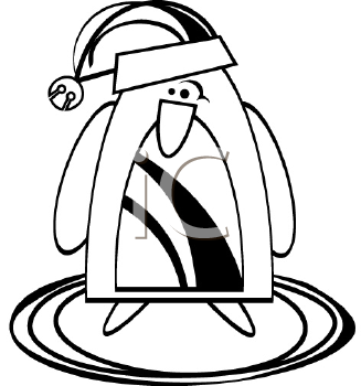 Christmas Penguin Clipart