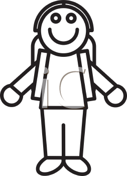 School Backpack Clipart