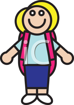 School Backpack Clipart