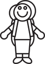School Backpack Clipart