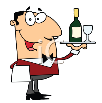 Waiter Clipart