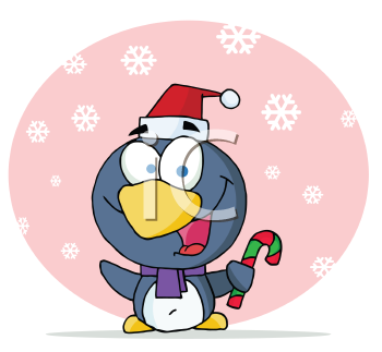 Christmas Penguin Clipart