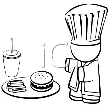 Hamburger Clip Art. Cook Clipart